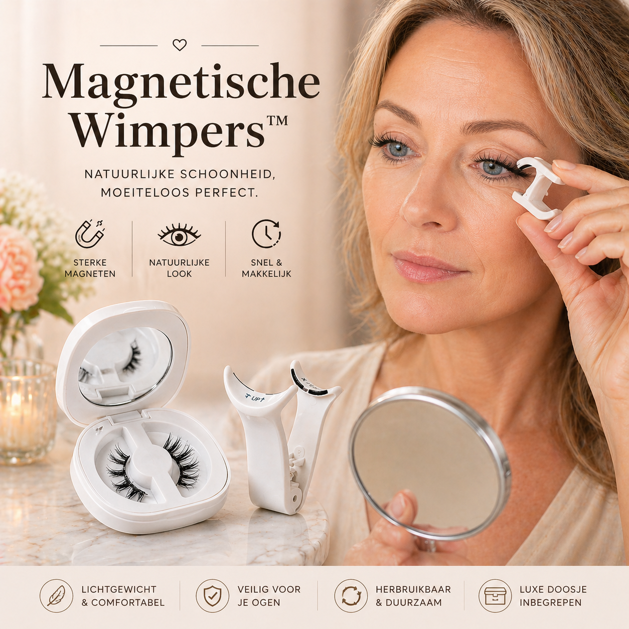Magnetische Wimpers™ – Zonder lijm, met natuurlijk resultaat