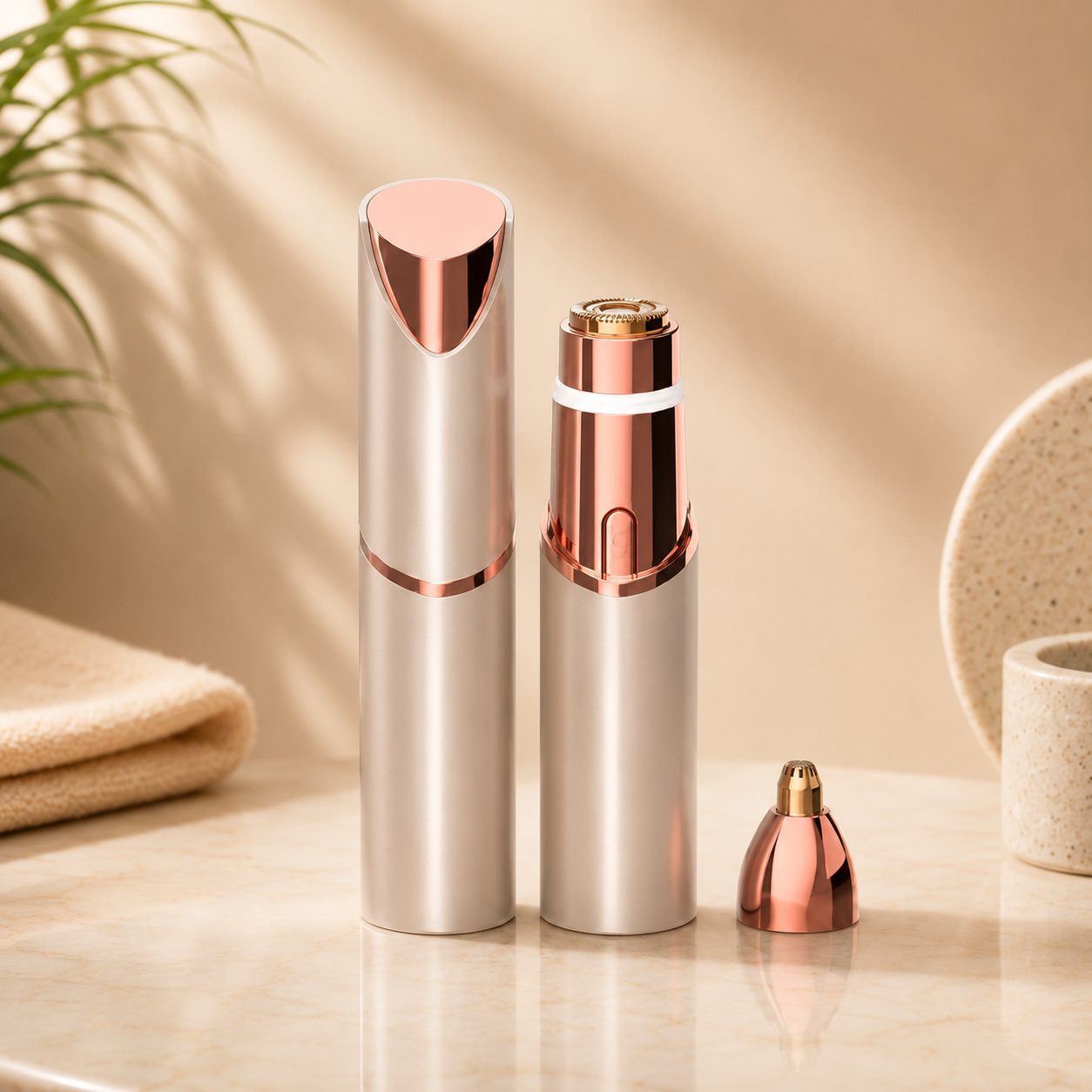 2-in-1 Beauty Trimmer — Get ready for summer, from your eyebrows to your bikini line
