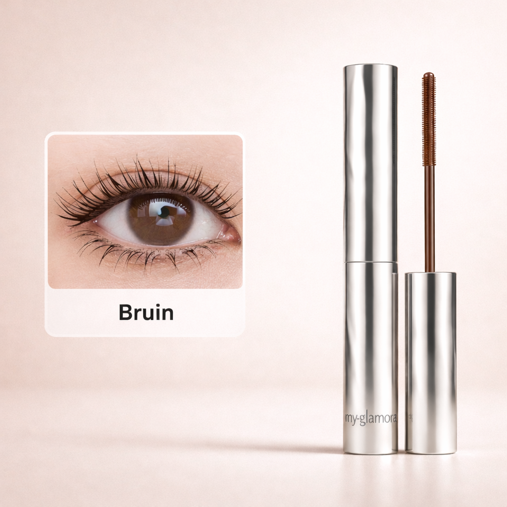 3D Curl & Volume Mascara met Metalen Borstel – Waterproof & Veegvast