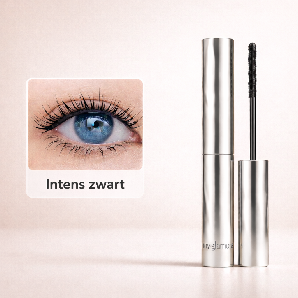 3D Curl & Volume Mascara met Metalen Borstel – Waterproof & Veegvast