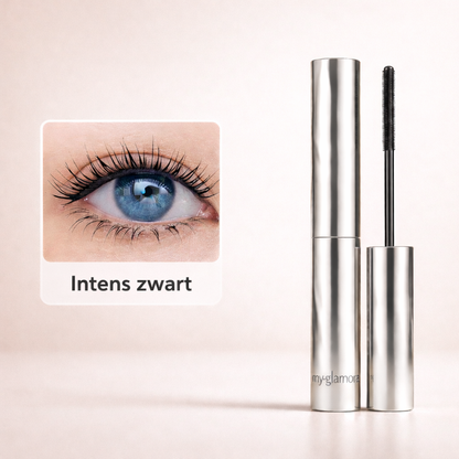 3D Curl & Volume Mascara met Metalen Borstel – Waterproof & Veegvast