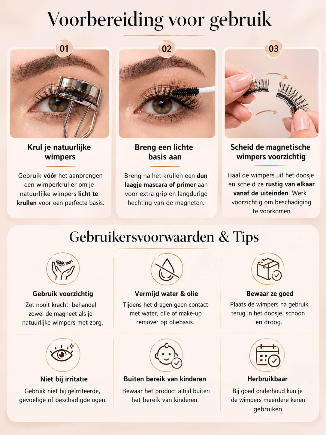 Magnetische Wimpers™ – Zonder lijm, met natuurlijk resultaat