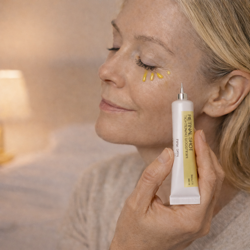 Retinol & Vitamine C Oog- en Gezichtsserum – Tegen Donkere Kringen & Rimpels