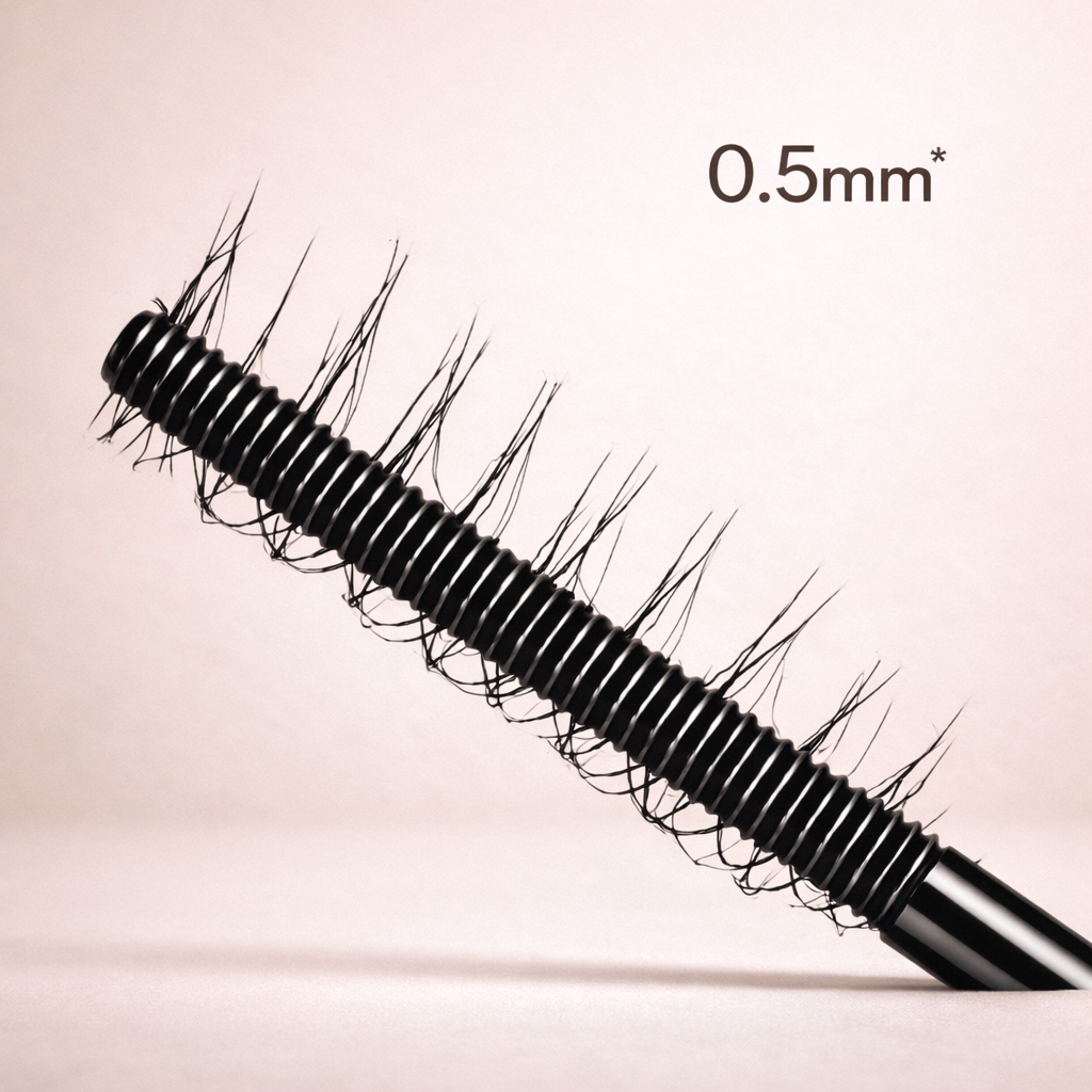 3D Curl & Volume Mascara met Metalen Borstel – Waterproof & Veegvast