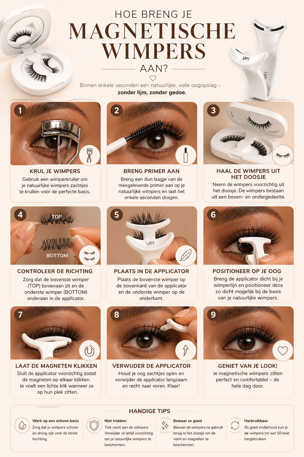 Magnetische Wimpers™ – Zonder lijm, met natuurlijk resultaat