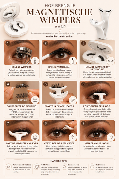 Magnetische Wimpers™ – Zonder lijm, met natuurlijk resultaat